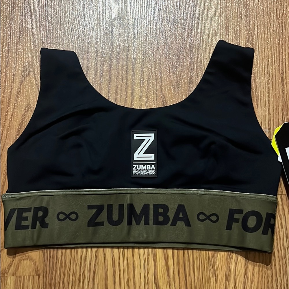 Zumba Forever Racerback Bra - Bold Black